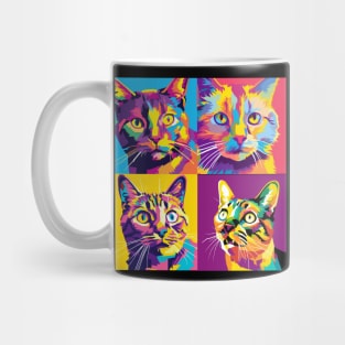 Javanese Cat Pop Art - Cat Lover Gift Mug